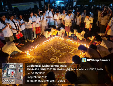 Candle march for Stop Violence against Women dated 15 August 2024 Evening